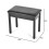 Mirage PB117 Piano Stool Bench - Matt Black Finish 2