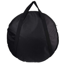 Vaguelly Wear Resistant Oxford Cymbal Bag 23 Inch Instrument Storage Tote Pouch with Handheld Handle and Small Accessory Pocket Organizer