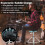 REDCAMP Hydraulic Drum Throne Heavy Duty 500 lbs, Oversized 360 Rotating 6
