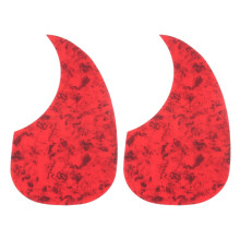 sourcing map 2 Pcs Acoustic Guitar Pickguard Guitar Guard Plate Fit 41 Inch Self Adhesive Right Handed Acoustic-Electric Guitar Parts 99x180mm Water