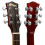 Tiger ACG3-RD Full Size Acoustic Guitar Package - Red 3