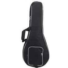 Generic Mandolin Case Durable Oxford Cloth Gig Bag for Musician with Side Pockets for Mandolin Parts Accessories
