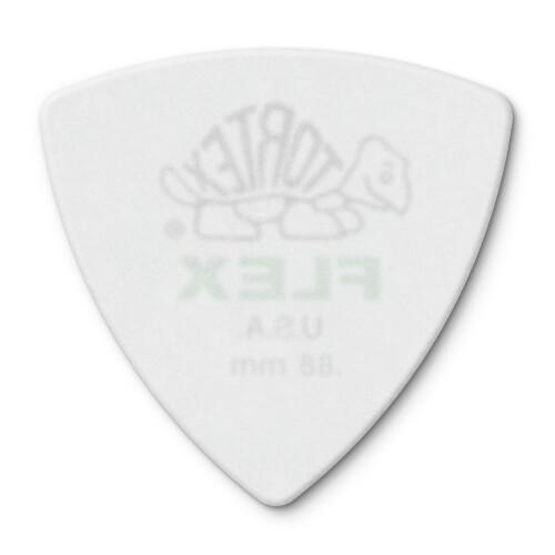 Jim Dunlop 456R.88 Guitar Picks, White 2