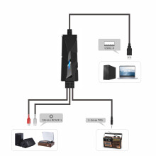 DigitalLife AuralynX | USB-A Audio Capture Device for Sampling (6-Pack)