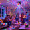 EluDizko Disco Party Light, DJ Stage Light, with Remote Control 3pack 5