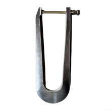 Hasaller Guitar Clamp Acoustic Guitar Bridge Clamp Cast Steel Deep Throat U Clamp Folk Guitar Repair Tool Aluminum Violin Guitar Bass Bar Clamps for
