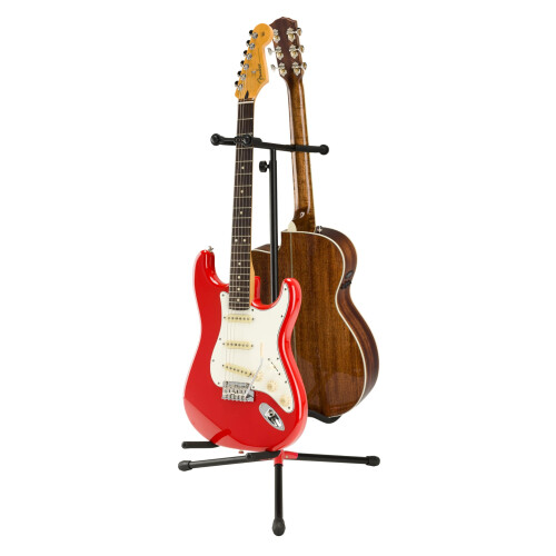 Fender Adjustable Double Cradle Guitar Stand for Electric & Acoustic 1