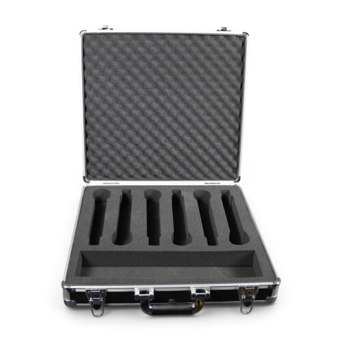 Protekt Plus Series Universal Wireless Microphone Flight Cases (C6M - 6-Wireless-mics) 2
