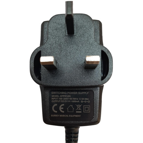 POWER SUPPLY FOR 12V BEHRINGER DUAL PHASE EFFECTS PEDAL (2 METER) 1