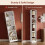 7 Tier Bookcase Tall Narrow Bookshelf with Open Storage Shelf 5