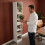 7 Tier Bookcase Tall Narrow Bookshelf with Open Storage Shelf 7