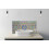 Printed Glass Bathroom Splashback - moroccan vintage tile background 500x400mm 1
