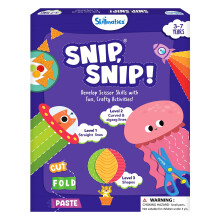 Skillmatics Snip Snip, Scissor Skills, Felt Craft Kit, Gift for Kids
