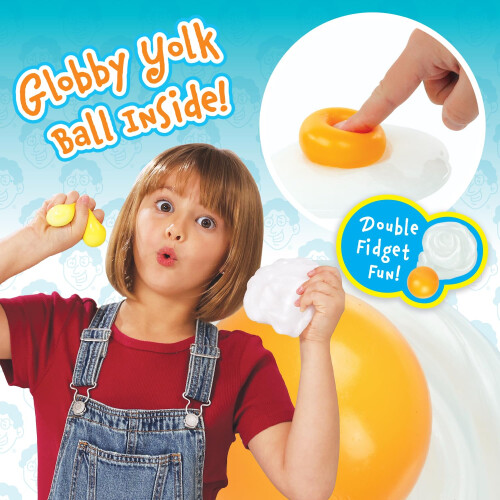Crazy Aaron’s Thinking Putty Egg‑Cellent With Magic Globby Yolk Ball 1