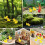 Mini Ducks 100 Pack, Small Tiny Resin Ducks Little Plastic Ducks Numbered 6