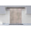 Printed Glass Kitchen Splashback - Natural white stone texture background. tile stone background 900x750mm 1