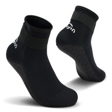 Yikayin Neoprene Socks, 3mm Wetsuit Socks for Women Men, Anti-Slip Thermal Swimming Socks Diving Socks for Snorkeling, SUP, Kayaking - Black XXL