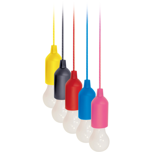 LED Light Hanging Battery Rope Pull Light Camping Tent Bulb Lamp Cord Operated