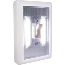 Indoor Home 2 COB LED Wireless Battery Operated Light Switch with On Off Switch