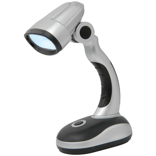 12 LED Portable Office Desktop Lamp Battery Powered Hand Grip Adjustable