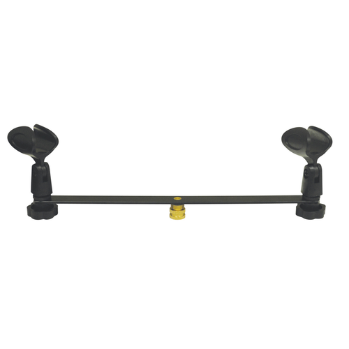 High Quality Microphone Bar Clip for Two Microphones on One Stand