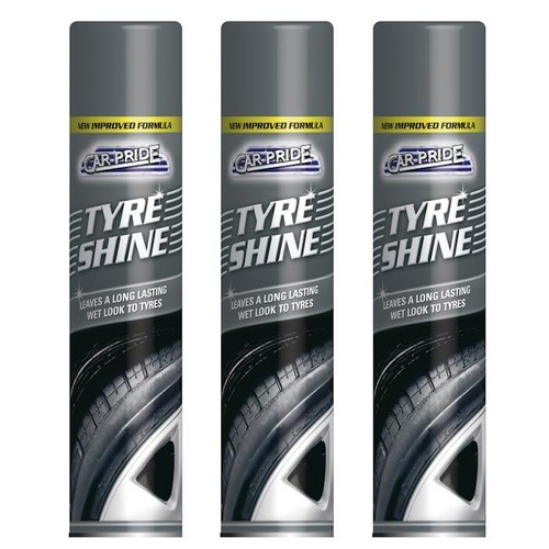 Car Pride Tyre Shine 300ml - 3 Pack