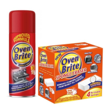 Oven Brite Sponge Eraser 4pk & Oven Brite Oven & Grill Cleaner 400ml