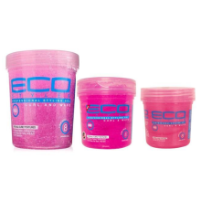 Eco Style Professional Styling Gel for Curls & Waves, Pink