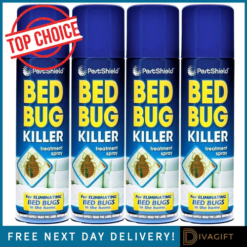 BED BUG KILLER SPRAY STRONG INSECT CARPET MATTRESS ELIMINATES TREATMENT 200ML 2