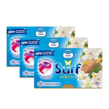 Surf 3 in 1 Laundry Capsules - Coconut Bliss 15 Washes (3 Pack)