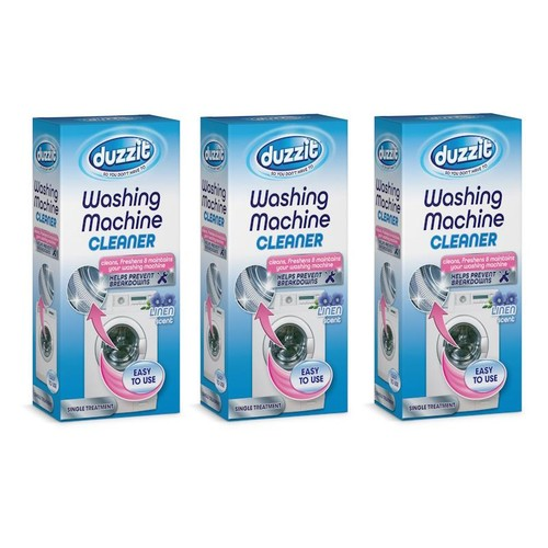 Duzzit Washing Machine Cleaner Linen 250ml (3 Pack)
