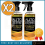 2 x CAR DASHBOARD CLEANER SPRAY 720ML FOR DASHBOARD INTERIOR PLASTIC TRIM NEW 1