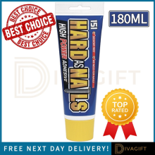 GRAB ADHESIVE GLUE HARD AS NAILS EXTERIOR INTERIOR HIGH STRENGTH NO MORE NAILS