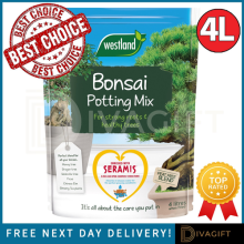 WESTLAND BONSAI POTTING COMPOST SOIL MIX 4L STRONG ROOTS HEALTHY TREES SERAMIS