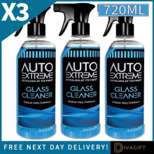 3 x CAR WINDSCREEN GLASS CLEANER SPRAY 720ML FOR CARS WINDOWS CLEANING AUTO NEW