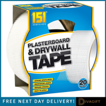 PLASTERBOARD DRYWALL SCRIM TAPE ROLLS PLASTERING DIY JOINT TAPE 151 50MM X 20M