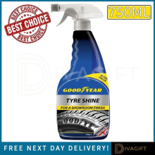 GOODYEAR TYRE SHINE RESTORER SPRAY 750ML CAR VAN BIKE GLOSS FINISH CAR UNIVERSAL