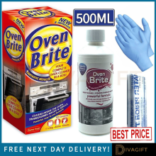 OVEN BRITE OVEN CLEANER SET CLEANS OVEN RACKS GRILL STRONG DEGREASER SET 500ML