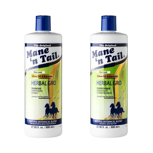 Mane 'n Tail Herbal Gro Shampoo 800ml and Conditioner 800ml 1