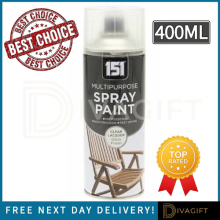 CLEAR LACQUER SPRAY PAINT 400ML AEROSOL FAST DRYING HIGH GLOSS COATING WOOD NEW