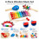 6PCS Musical Instruments Set, Xylophone and Hand Shakers for Group Sessions 3