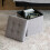 (Light Grey) Linen Storage Ottoman Folding Foot Rest Stool,38x 38x38cm 9