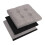 (Light Grey) Linen Storage Ottoman Folding Foot Rest Stool,38x 38x38cm 8