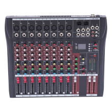 7/8/12-Channel Audio Mixer | High-class Mic Interface Bluetooth/USB Mixing Console with 48V Phantom Power for Home KTV/Stage/Studio Ideal for Musicia