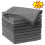 True Face (40cm x 40cm, Grey  - 10 Pack) Microfiber Cleaning Cloths 10/12 Pack Drying Towel 1