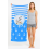 True Face (70 X 150 cm, Anchor) Sand Free Microfiber Beach Printed Towel Quick Dry 1