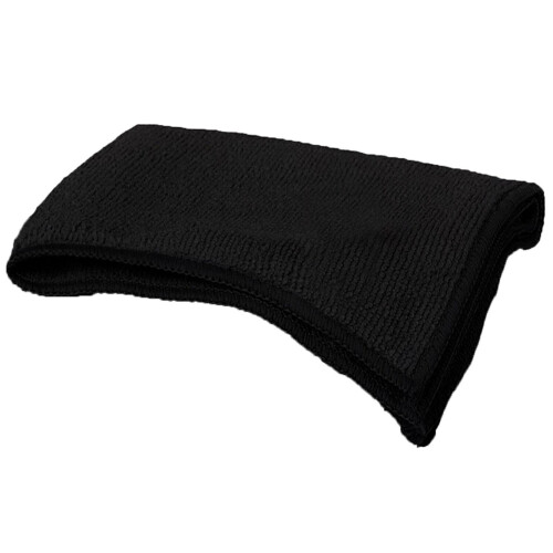 True Face (32cm x 32cm, Black Grey Sky Blue  - 12 Pack) Microfiber Cleaning Cloths 10/12 Pack Drying Towel 1