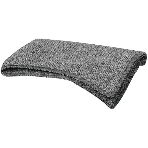 True Face (32cm x 32cm, Grey  - 12 Pack) Microfiber Cleaning Cloths 10/12 Pack Drying Towel 1