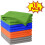 True Face (40cm x 40cm, Multicoloured -  10 Pack) Microfiber Cleaning Cloths 10/12 Pack Drying Towel 1