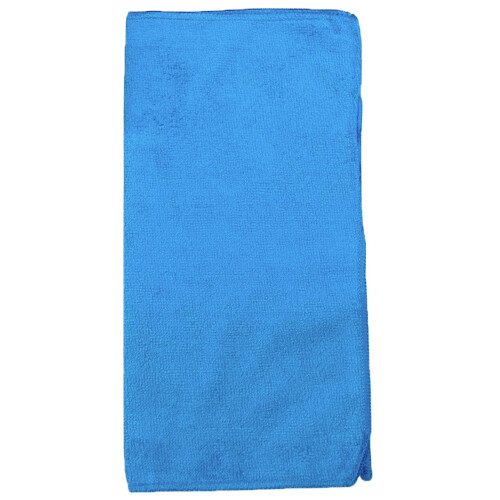 True Face (40cm x 40cm, Sky Blue  - 10 Pack) Microfiber Cleaning Cloths 10/12 Pack Drying Towel 1